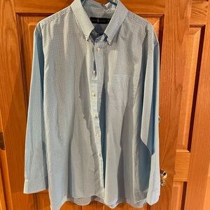 Ralph Lauren Light Blue Checkered Button Down Shirt